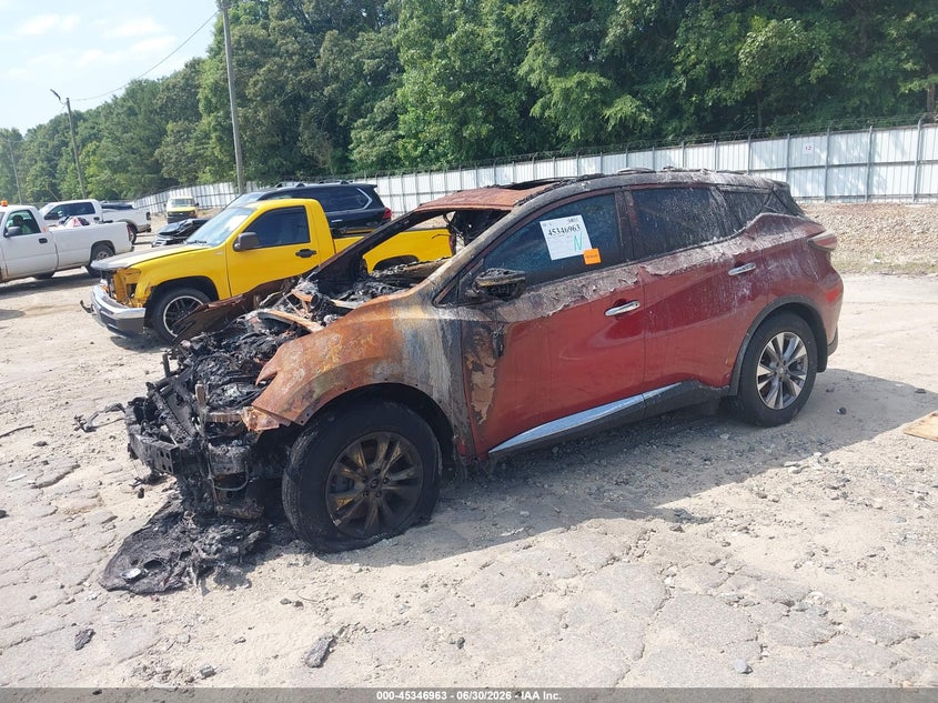 NISSAN MURANO 2017 VIN 5N1AZ2MG5HN194905