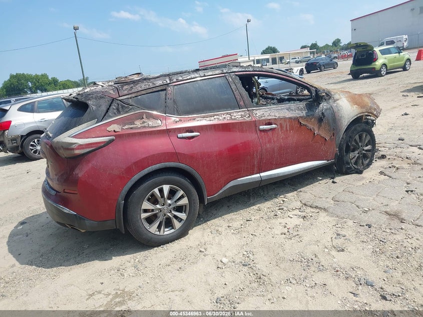 NISSAN MURANO 2017 VIN 5N1AZ2MG5HN194905