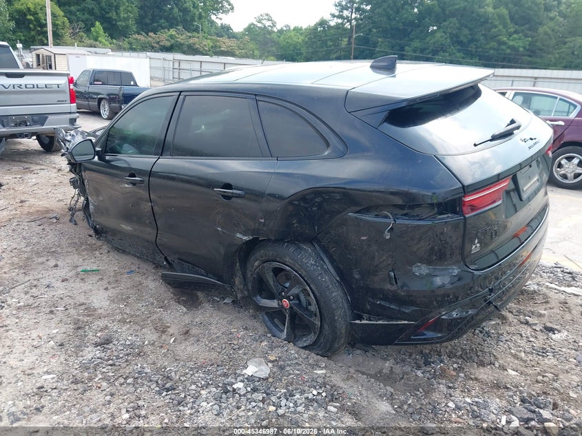 Vin: sadcj2ex7ma671262, lot: 45844934, jaguar f-pace s p250 awd automatic 20213