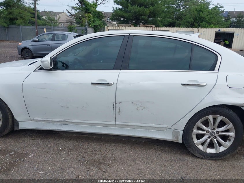 2013 Hyundai Genesis 3.8 VIN: KMHGC4DD3DU222598 Lot: 45347012