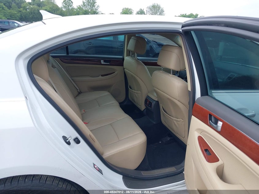 2013 Hyundai Genesis 3.8 VIN: KMHGC4DD3DU222598 Lot: 45347012