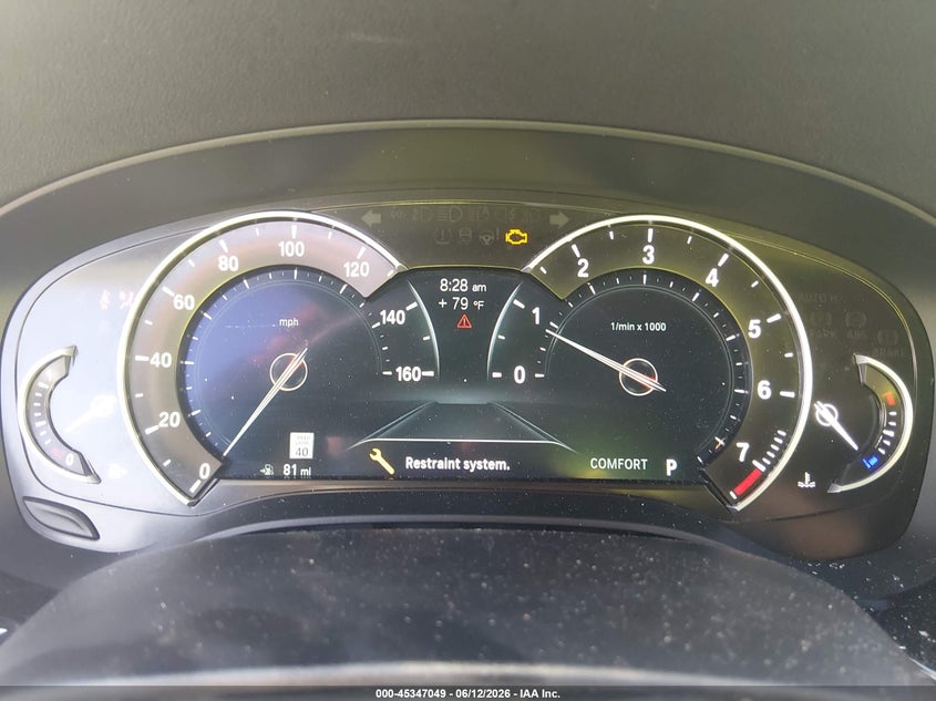 2019 BMW 530I auction photo 7