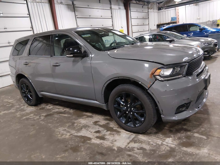Vin: 1c4rdjdg6kc664698, lot: 45845046, dodge durango gt plus awd 20191