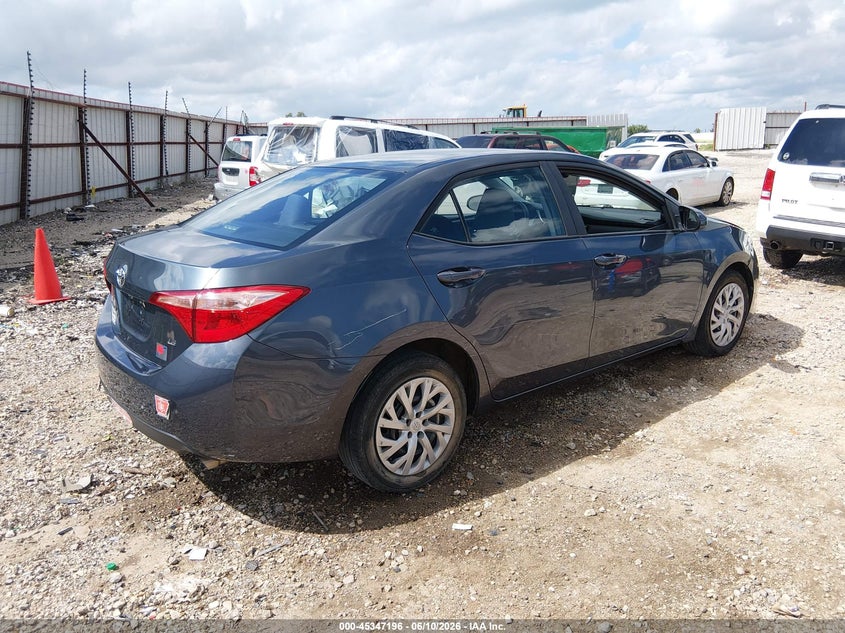 2018 TOYOTA COROLLA SEDAN 1.8L I-4 DOHC, VVT, 132HP