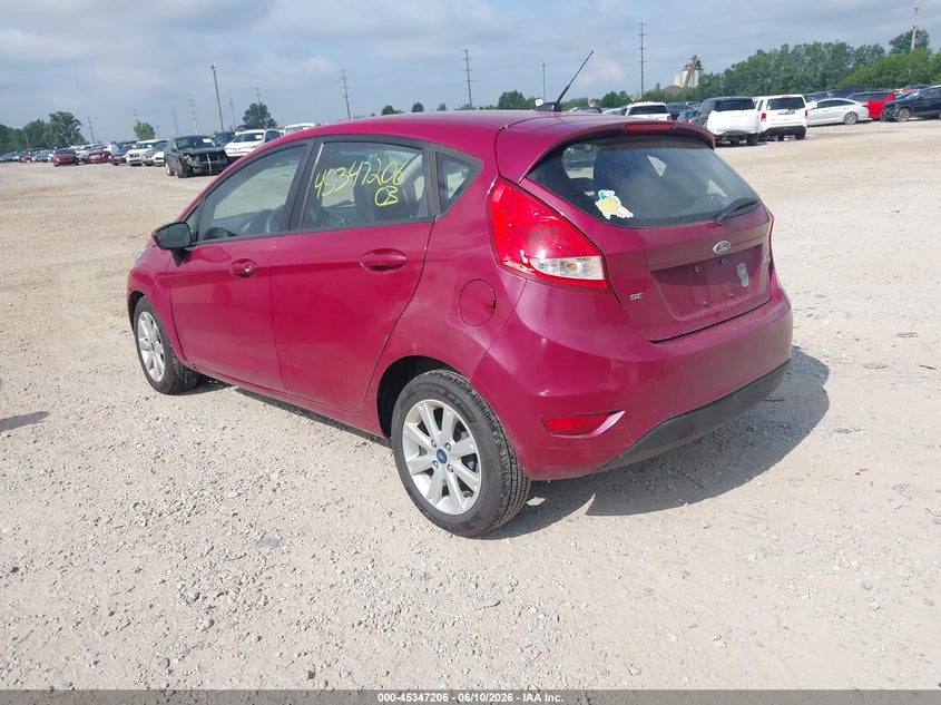 Vin: 3fadp4ej7bm221347, lot: 45845153, ford fiesta se 20113