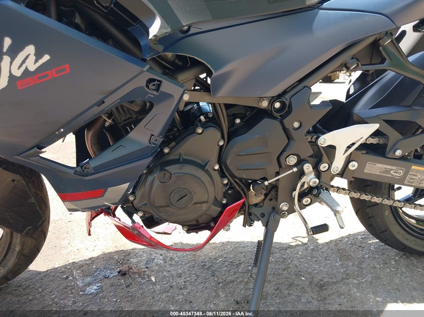 2026 Kawasaki Ex500 VIN: ML5EXGG19TDA93250 Lot: 45347348