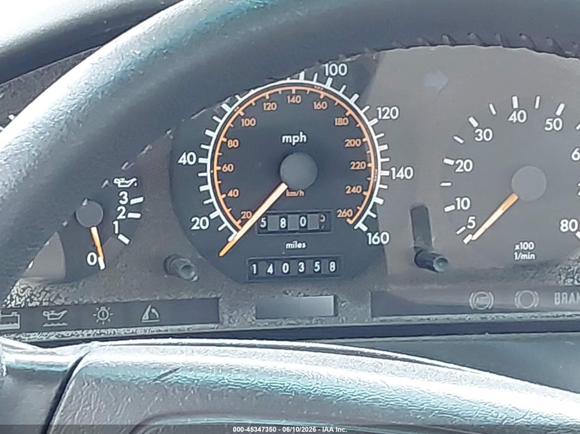 1993 MERCEDES-BENZ 300 SL CABRIO 3.0L I6 FI F