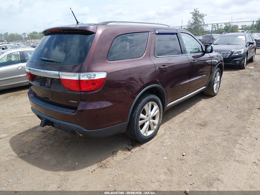 Vin: 1c4rdjdg6cc336926, lot: 45845313, dodge durango crew 20124
