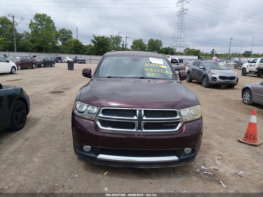 DODGE DURANGO 2012 VIN 1C4RDJDG6CC336926