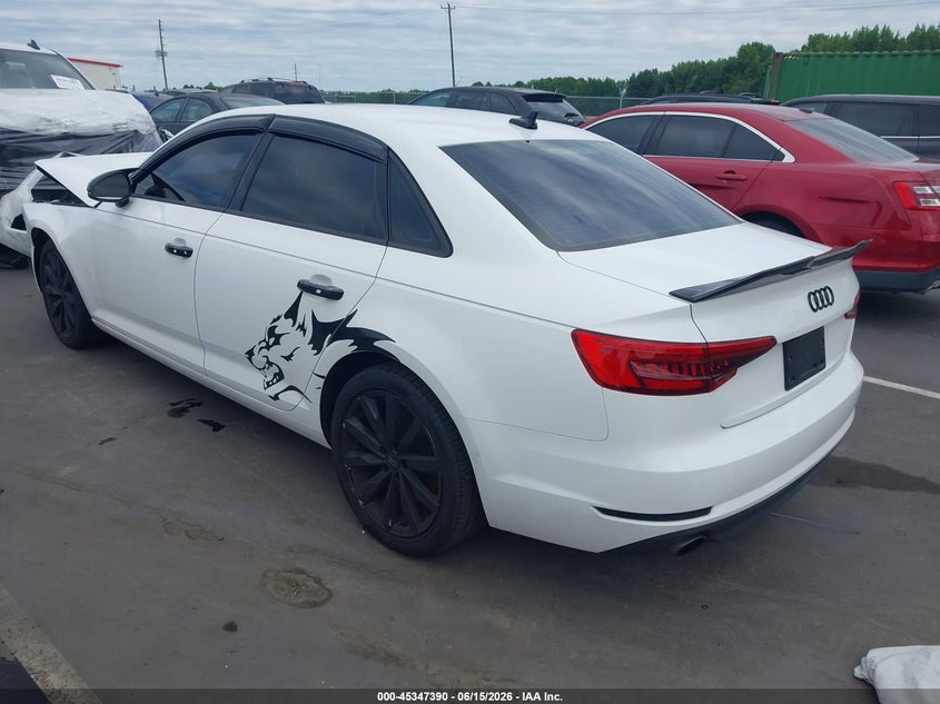 Vin: waugmaf47hn051350, lot: 45845337, audi a4 2.0t ultra premium 20173