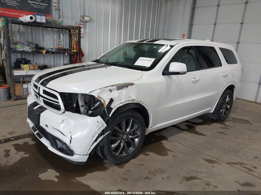 Vin: 1c4rdjdg7jc404793, lot: 45845361, dodge durango gt 20182