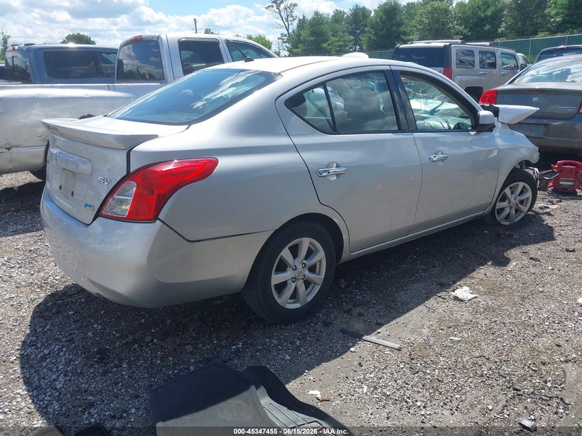 Vin: 3n1cn7ap7el830457, lot: 45845402, nissan versa 1.6 sv 20144
