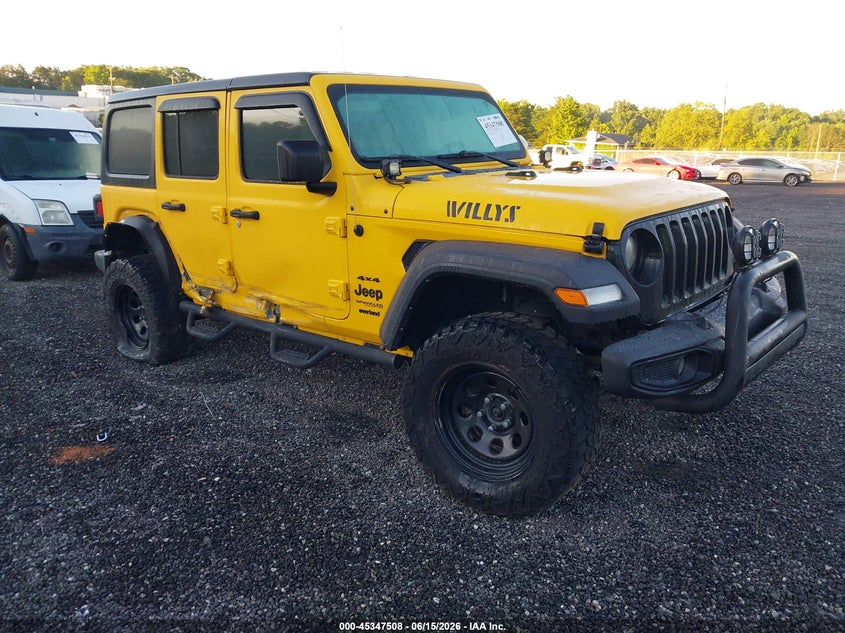 2021 JEEP WRANGLER UNLIMITED  (VIN: 1C4HJXDG0MW692375)