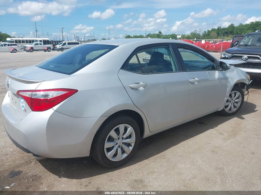 2015 TOYOTA COROLLA auction photo 4