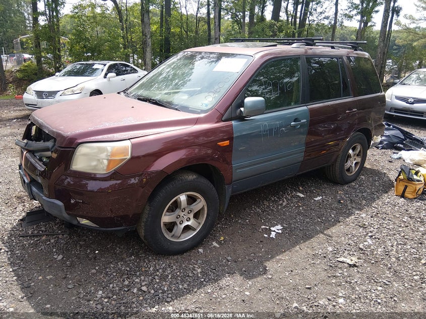 2007 Honda Pilot Ex-L 5FNYF18667B026260 photo 1