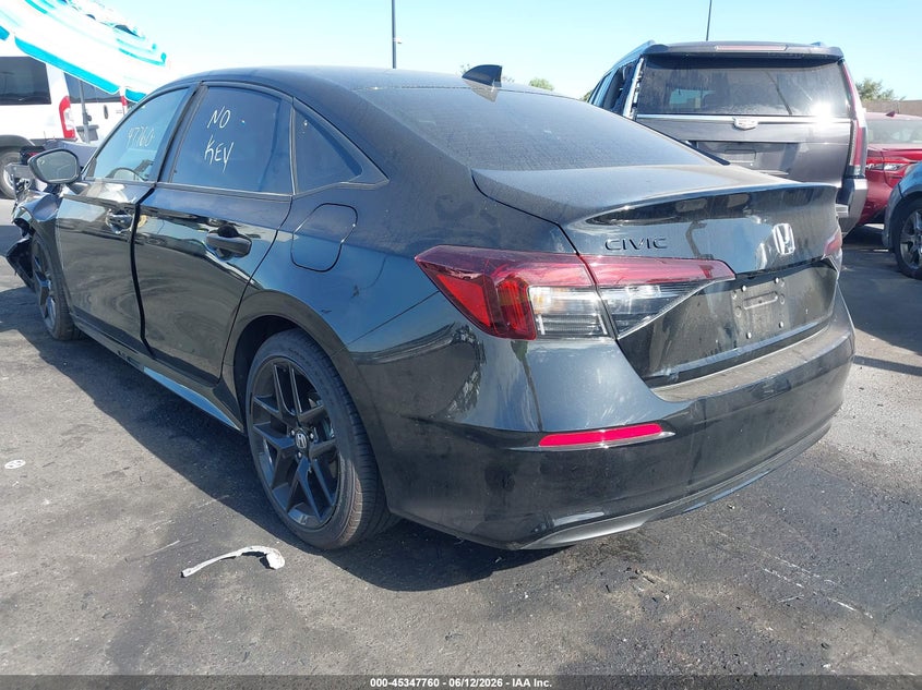 2026 HONDA CIVIC SEDAN 2.0L I-4 DI, DOHC, VVT, 150HP