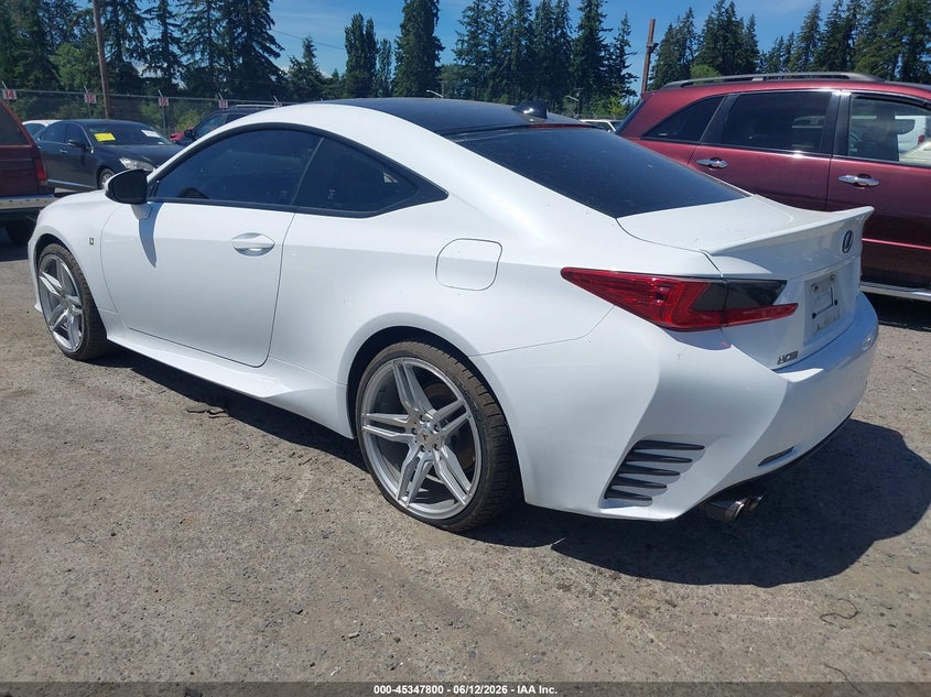 Vin: jthse5bc9g5007183, lot: 45845747, lexus rc 350 20163