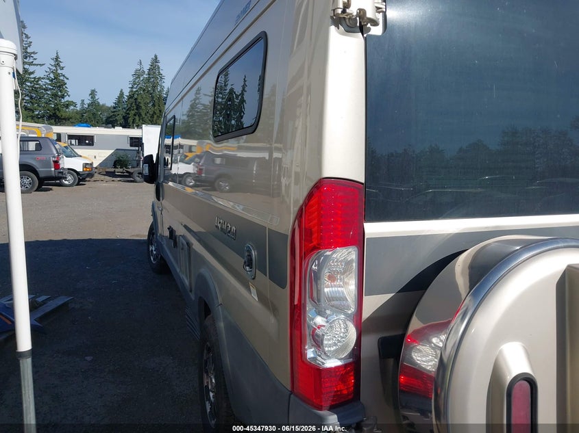 Vin: 3c6urvjg0he533962, lot: 45845877, ram promaster 3500 cargo van high roof 159 wb ext 20173