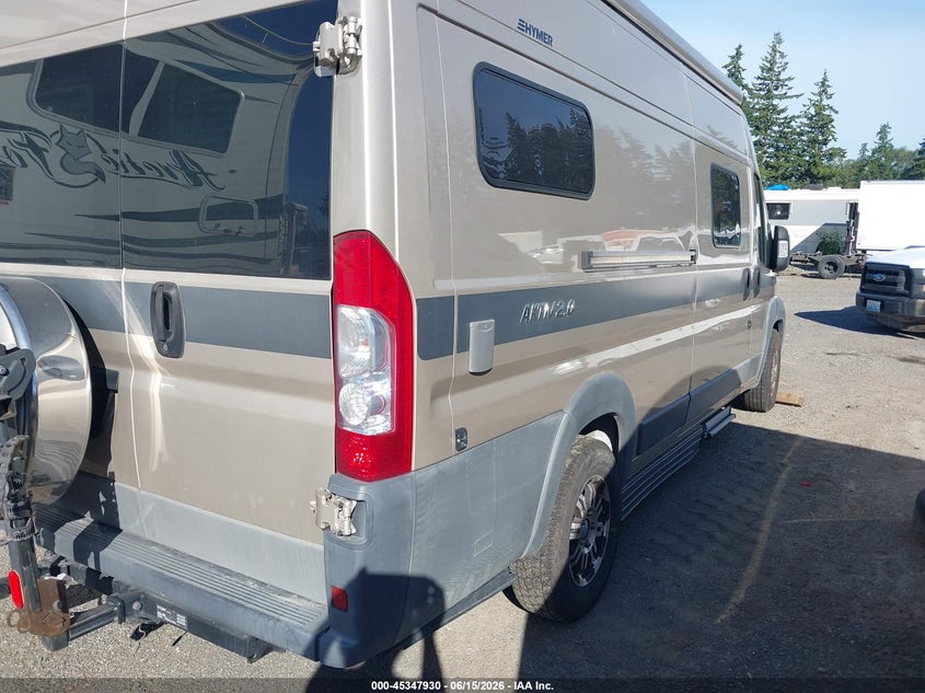 Vin: 3c6urvjg0he533962, lot: 45845877, ram promaster 3500 cargo van high roof 159 wb ext 20174