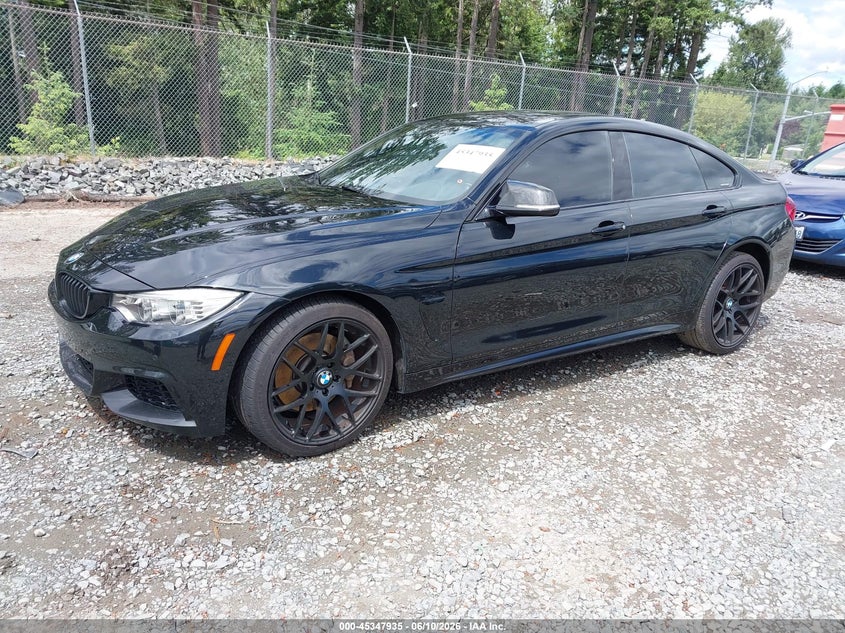 Vin: wba4b1c50fg241546, lot: 45845882, bmw 435i gran coupe 20152