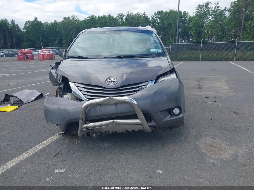 2016 TOYOTA SIENNA VAN 3.5L V-6 DOHC, VVT, 266HP