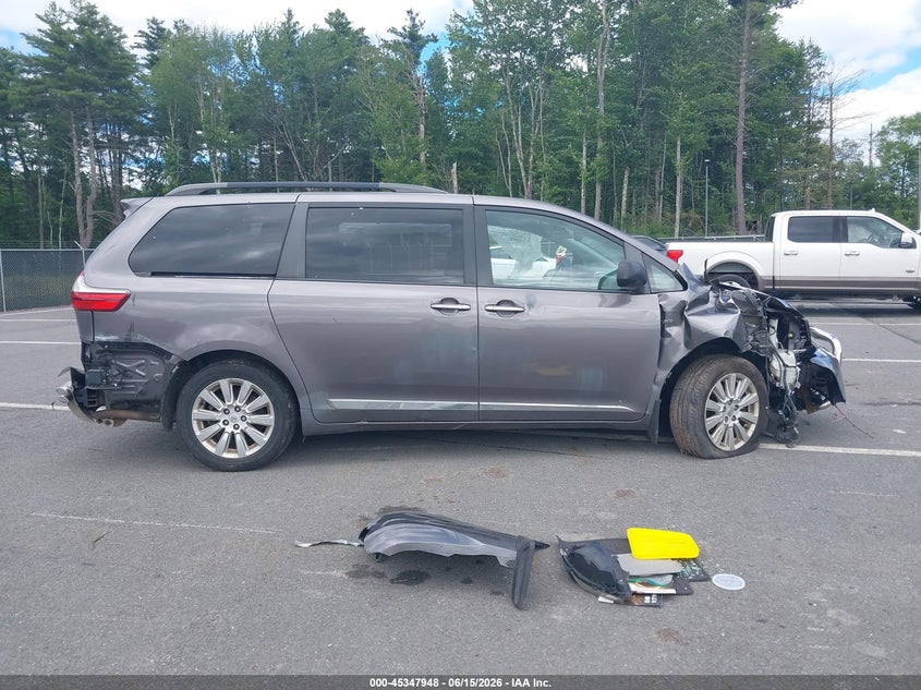 2016 TOYOTA SIENNA VAN 3.5L V-6 DOHC, VVT, 266HP