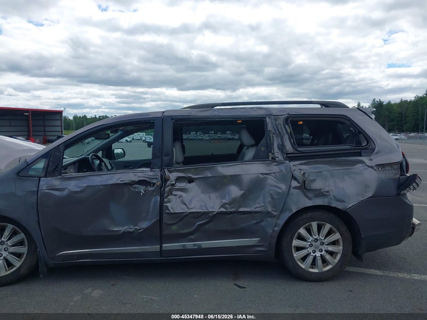 2016 TOYOTA SIENNA VAN 3.5L V-6 DOHC, VVT, 266HP