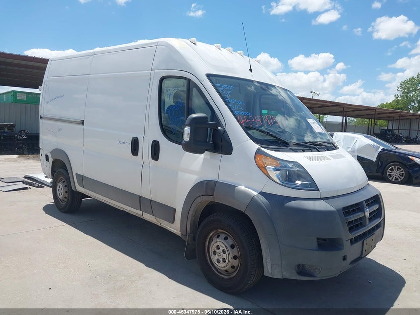 Vin: 3c6trvcg9je113065, lot: 45845922, ram promaster 2500 high roof 136 wb 2018 img_1