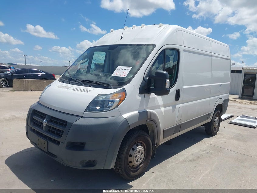 Vin: 3c6trvcg9je113065, lot: 45845922, ram promaster 2500 high roof 136 wb 20182