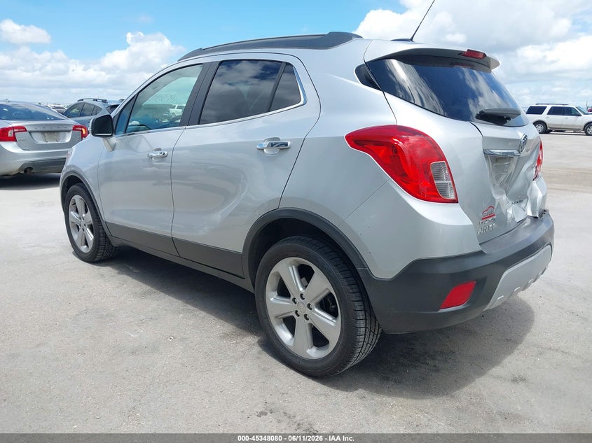 Vin: kl4cjasb5gb627106, lot: 45846027, buick encore 20163