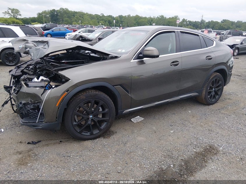 Vin: 5uxcy6c01m9g93104, lot: 45846060, bmw x6 xdrive40i 20212