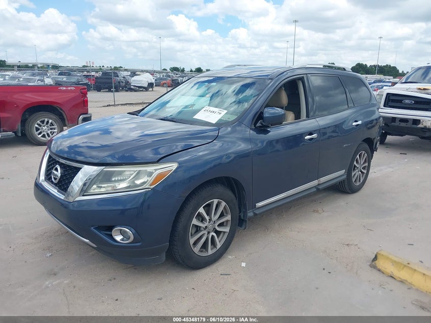 Vin: 5n1ar2mnxgc623173, lot: 45846126, nissan pathfinder sl 20162