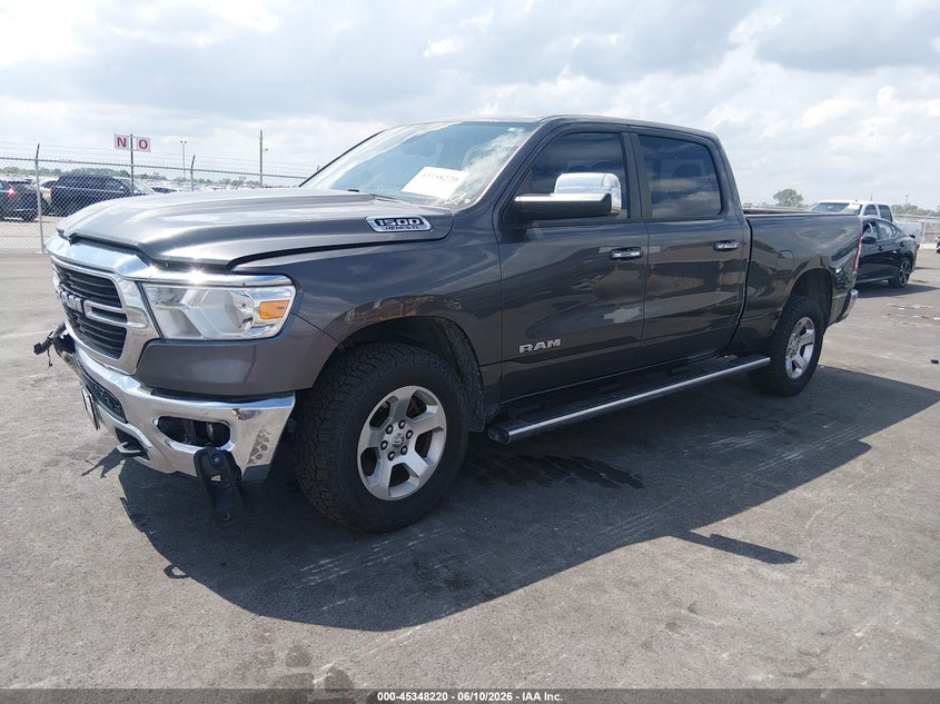 Vin: 1c6srfmtxkn614623, lot: 45846167, ram 1500 big horn 20192