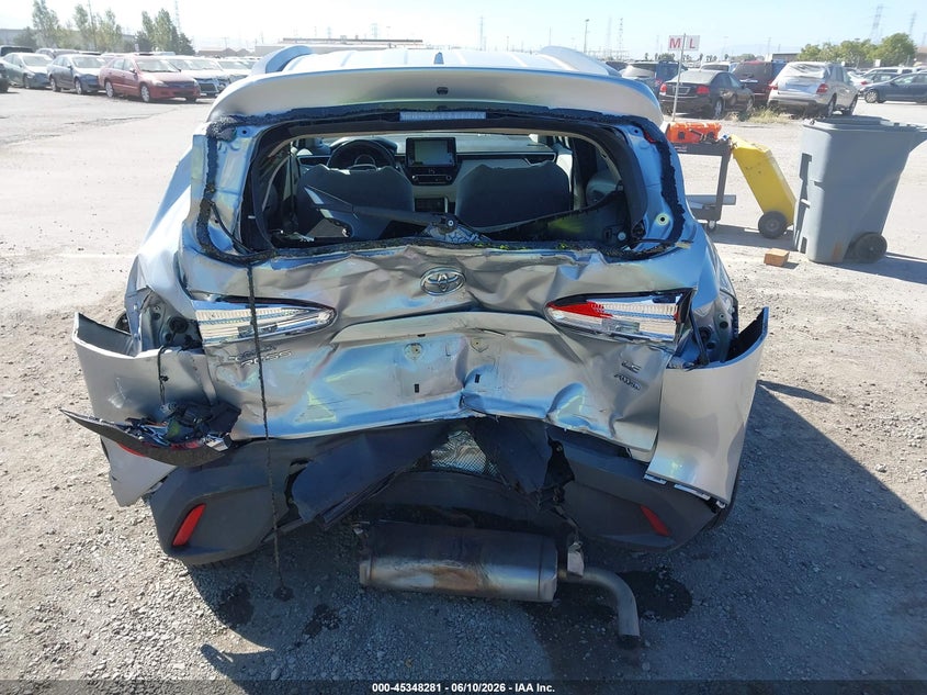 2022 Toyota Corolla Cross Le VIN: 7MUCAABG0NV004991 Lot: 45348281