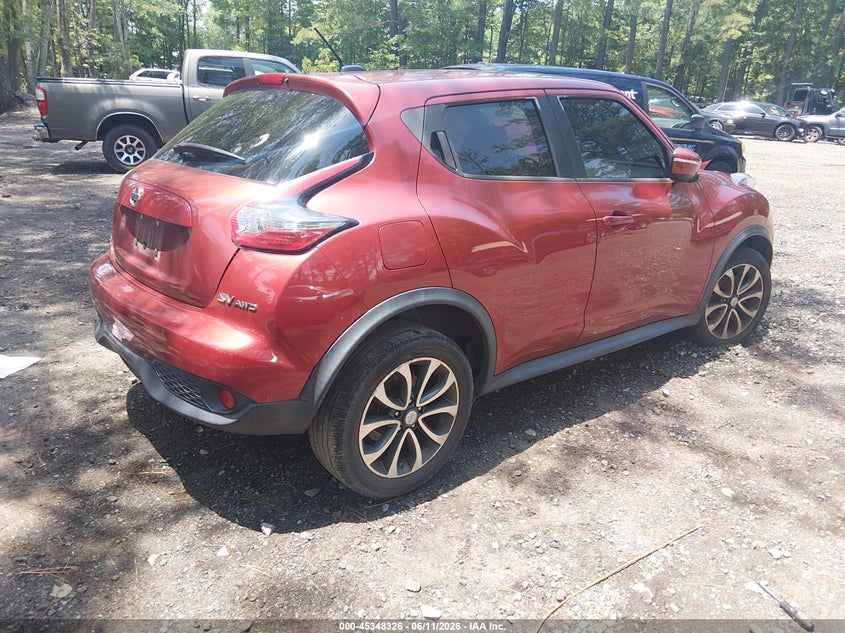 Vin: jn8af5mvxht750414, lot: 45846273, nissan juke sv 20174