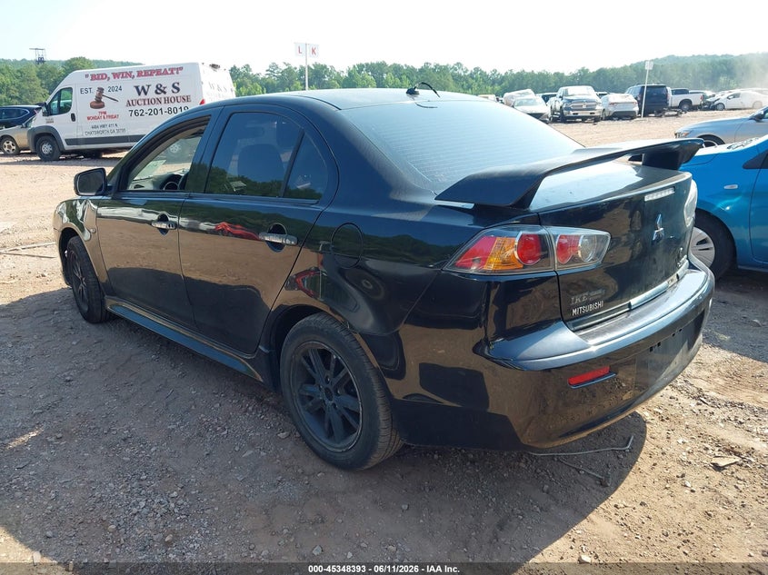 Vin: ja32u8fw9bu044774, lot: 45846343, mitsubishi lancer gts 20113