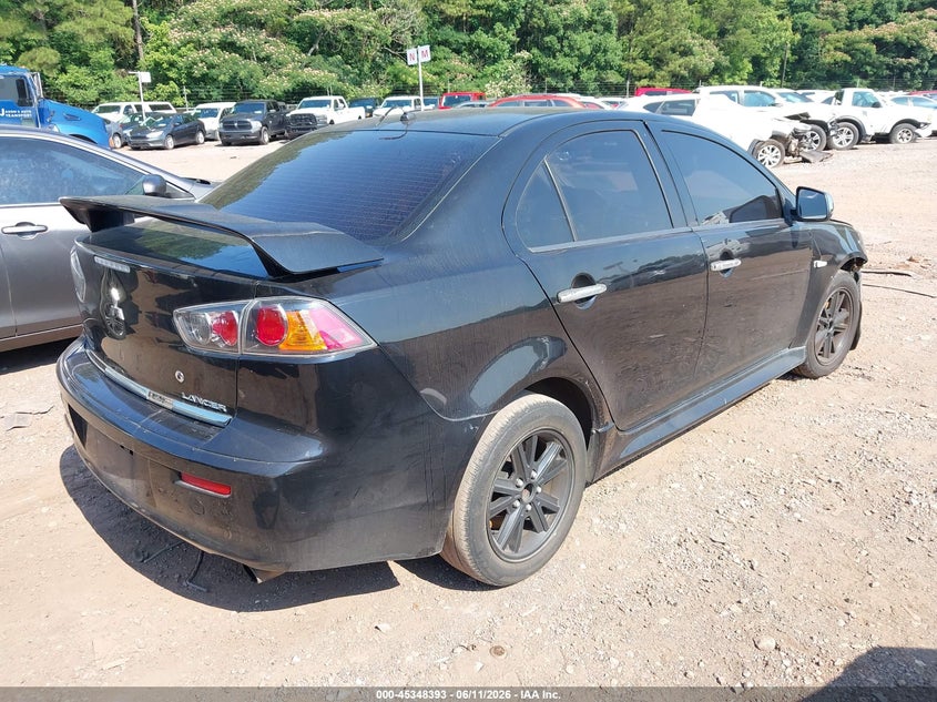 Vin: ja32u8fw9bu044774, lot: 45846343, mitsubishi lancer gts 20114