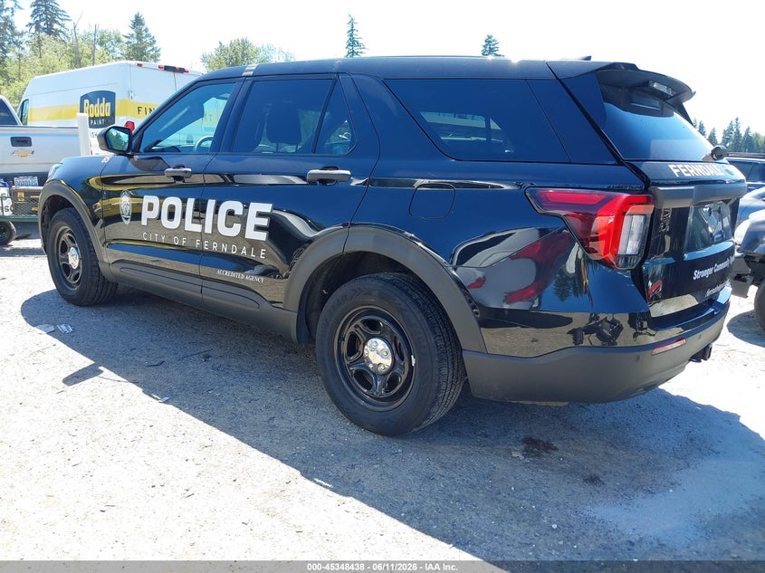 2025 FORD POLICE INTERCEPTOR UTILITY SPORT UTILITY VEHICLE 3.3L V-6 DI, DOHC, VVT, 285HP