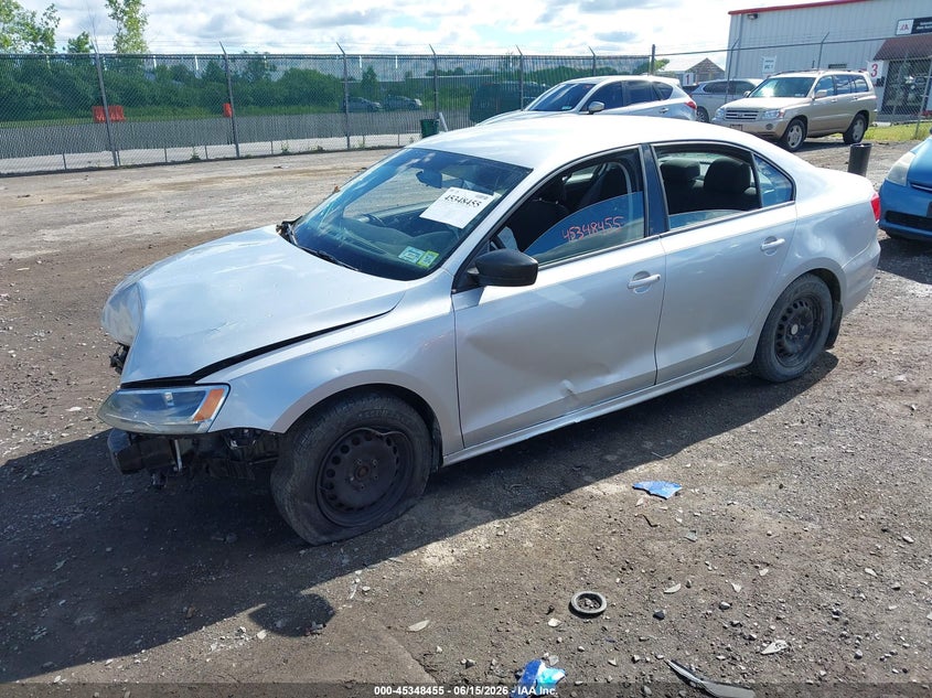 2014 Volkswagen Jetta 2.0l S 3VW2K7AJ9EM421820 photo 1
