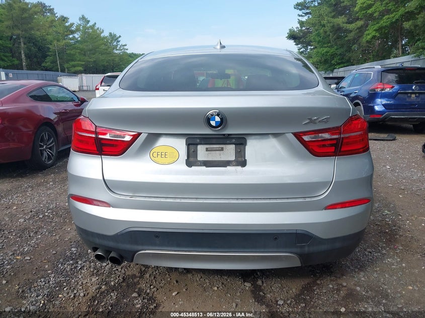2015 BMW X4 xDrive28I VIN: 5UXXW3C59F0M87731 Lot: 45348513