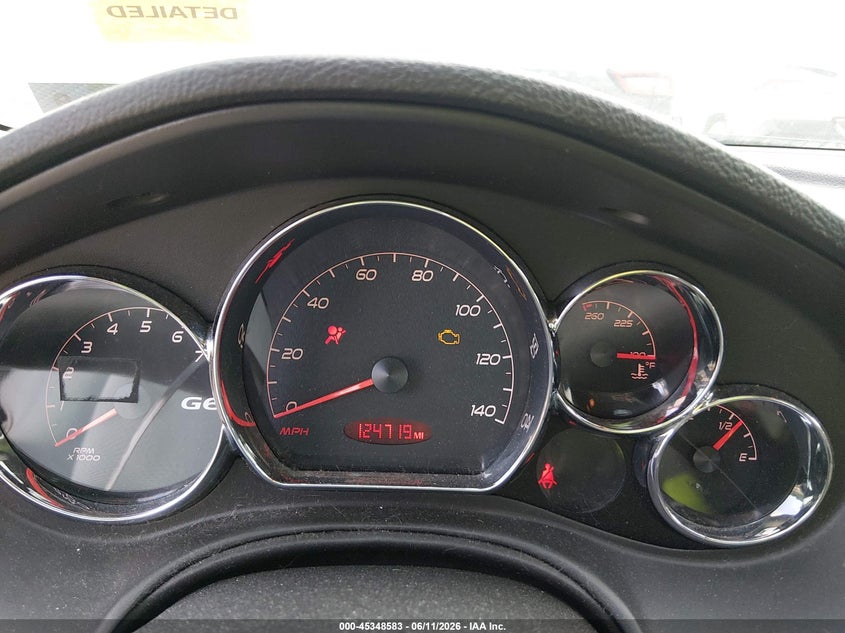 2009 Pontiac G6 Gt VIN: 1G2ZH57N994166011 Lot: 45348583