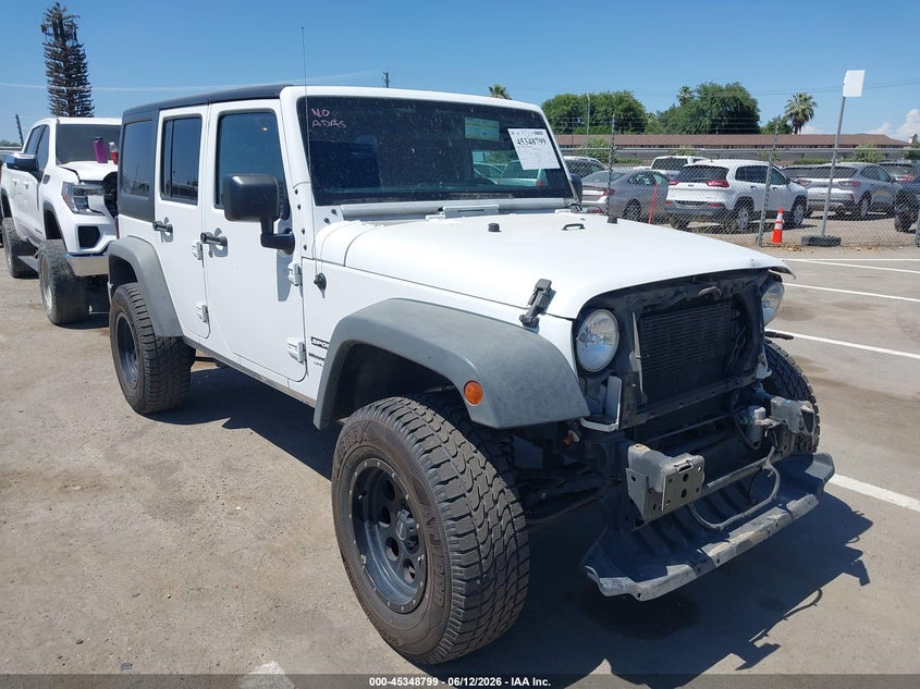2018 Jeep Wrangler Jk Unlimited Sport 4X4