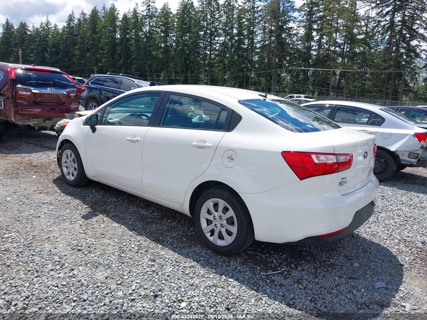 Vin: knadm4a32g6531825, lot: 45846869, kia rio lx 20163