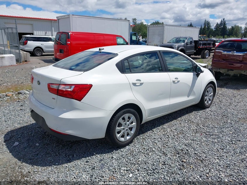 Vin: knadm4a32g6531825, lot: 45846869, kia rio lx 20164