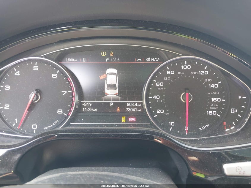 2015 Audi A8 L 3.0T VIN: WAU3GAFD6FN001302 Lot: 45348937
