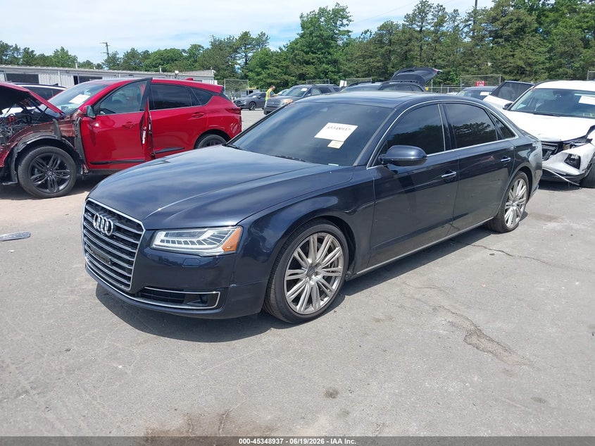 Vin: wau3gafd6fn001302, lot: 45846885, audi a8 l 3.0t 20152