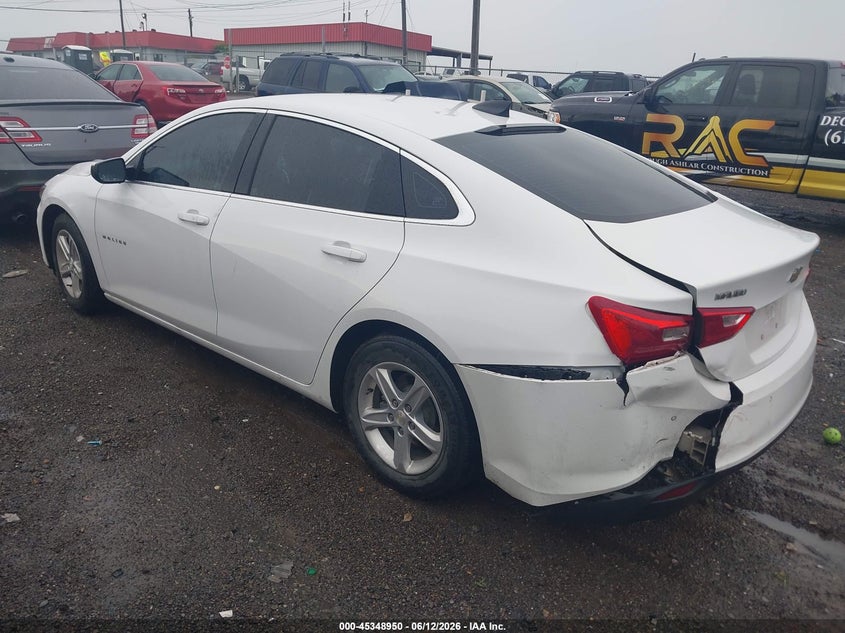 VIN 1G1ZC5ST4NF173309 2022 CHEVROLET MALIBU FWD 1FL
