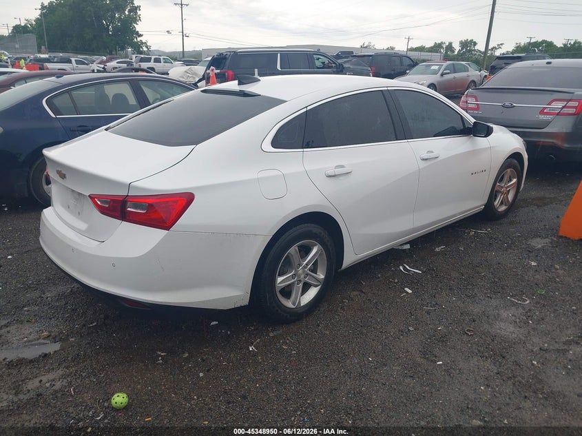 VIN 1G1ZC5ST4NF173309 2022 CHEVROLET MALIBU FWD 1FL