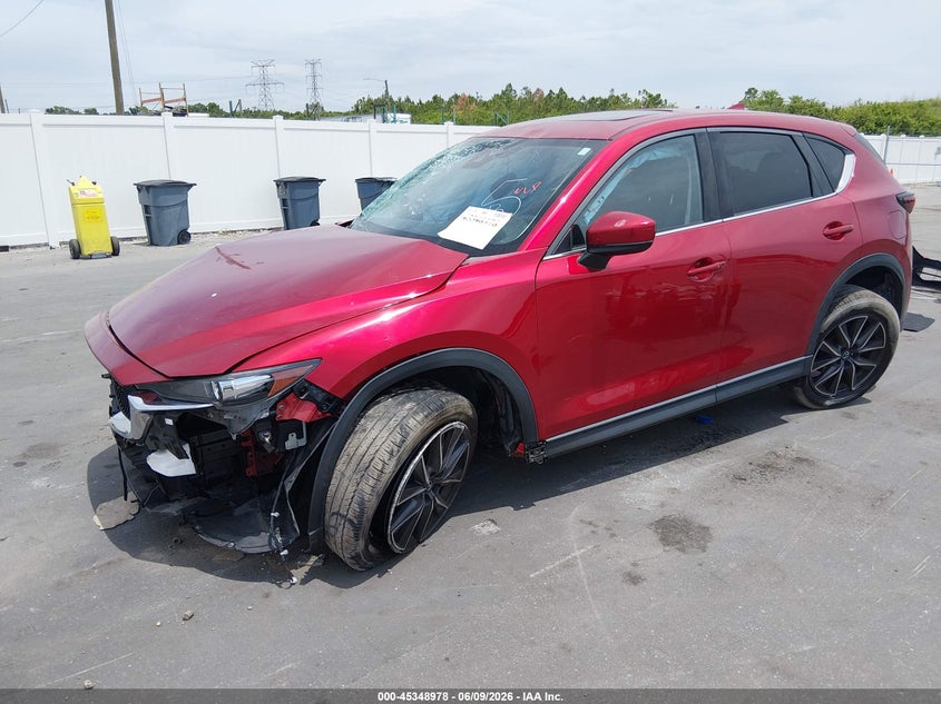 Vin: jm3kfacm9j0328893, lot: 45846925, mazda cx-5 touring 20182