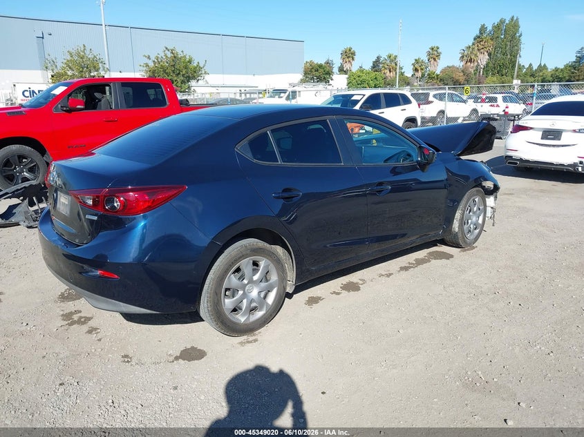 Vin: 3mzbm1u73fm127404, lot: 45846967, mazda mazda3 i sport 20154